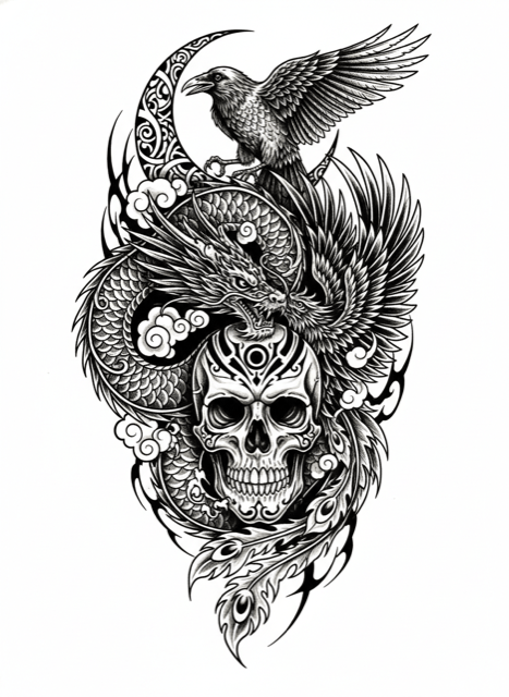Tattoo design preview